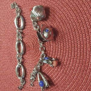 Silvertone bracelets